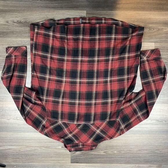 Legendary Whitetails WOMEN'S COTTAGE ESCAPE FLANNEL SHIRT FOREST PLAID 6435 XXXL - Picture 6 of 7